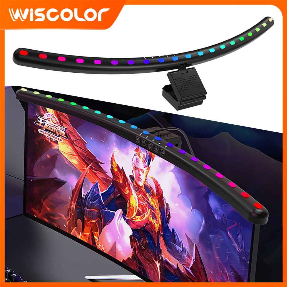 Desk Setup Rgb - Barre lumineuse RGB pour moniteur, décoration