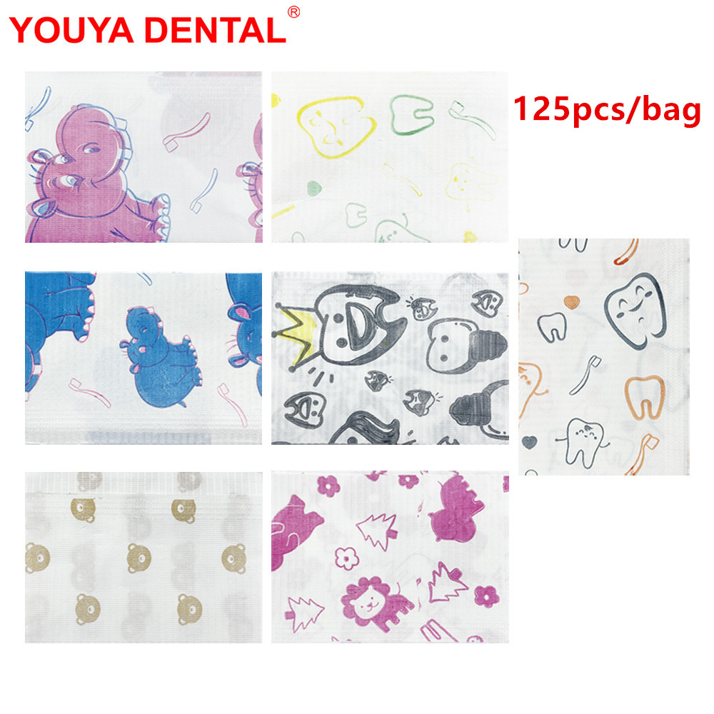Desk Setup Kids - Bavoirs dentaires imperméables pour enfants, serviette