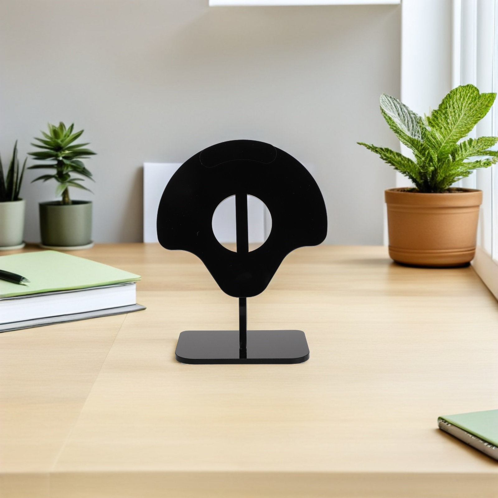 Desk Setup Headphone Stand - Support de casque audio en acrylique,