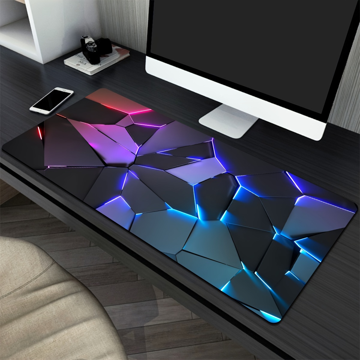 Desk Setup Rgb - Tapis de souris RGB à géométrie