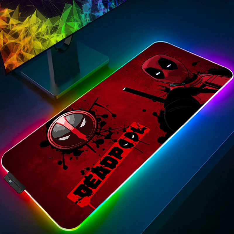 Desk Setup Rgb - LED tapis de souris jeu rétro-éclairage