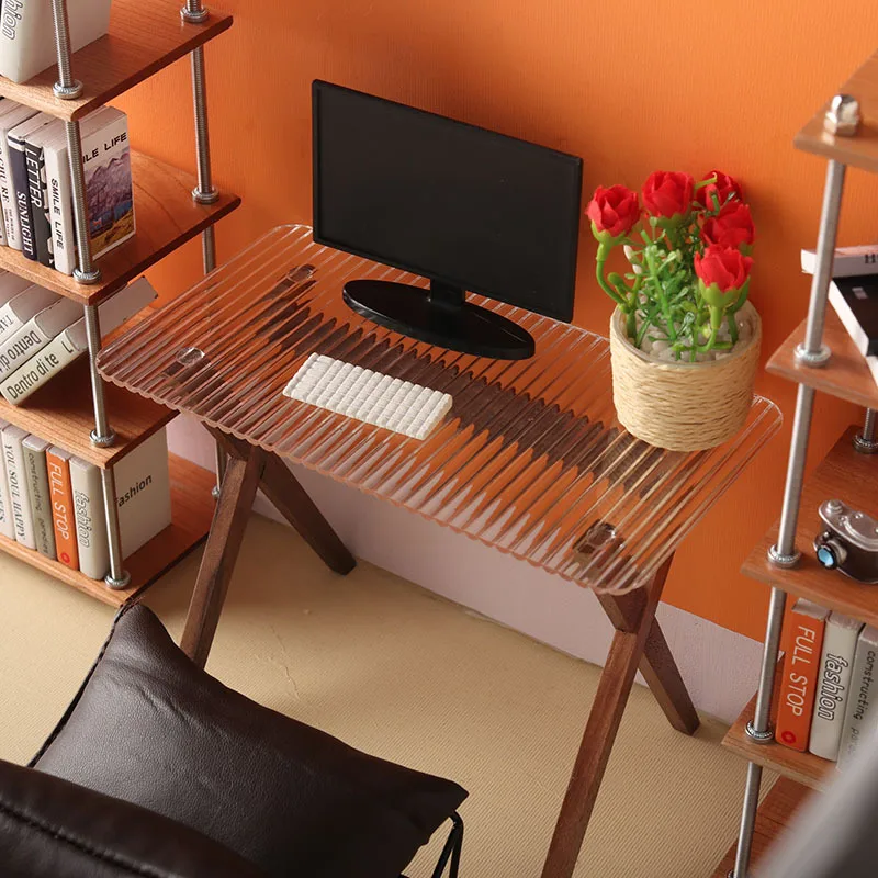 Desk Setup Kids - BJD-Mini Bureau Miniature Noir pour Ordinateur