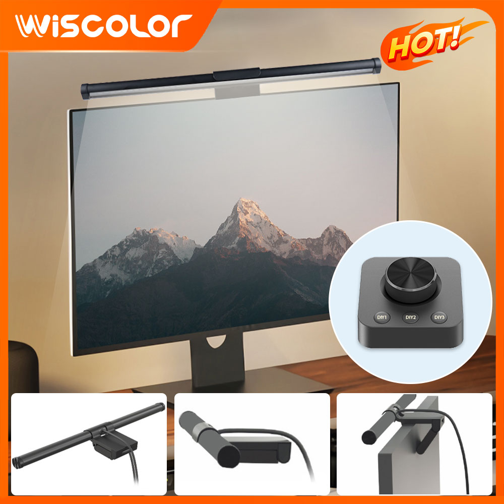 Desk Setup Rgb - Barre lumineuse RGB pour moniteur, décoration,