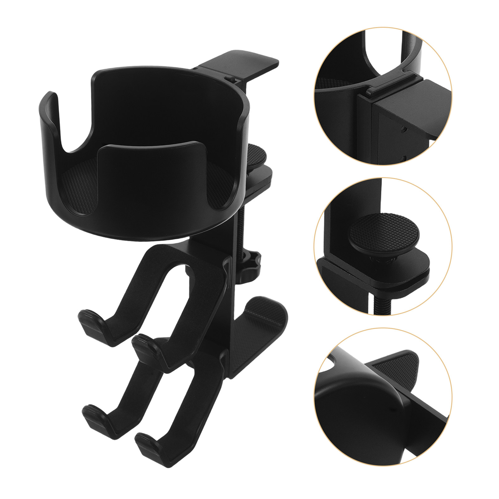 Desk Setup Headphone Stand - Support de rangement multi-usage pour casque