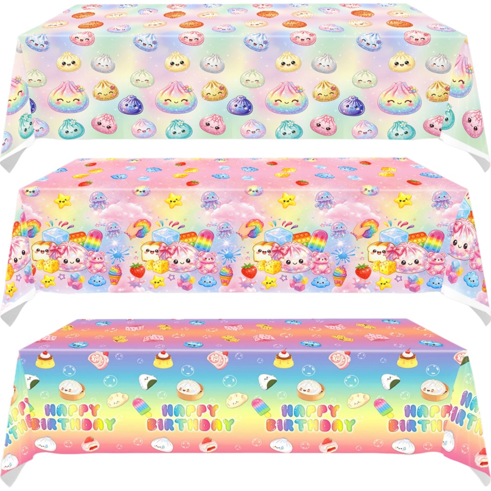 Desk Setup Wallpaper - Nappe jetable souple 137x274cm pour fête