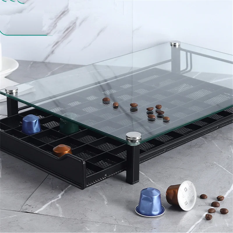 Drawer Organizer Bamboo - Support de rangement pour capsules Nespresso