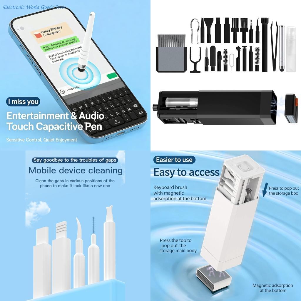 Monitor Cleaning Kit - nettoyage composants A3PD, 32 pièces, pour