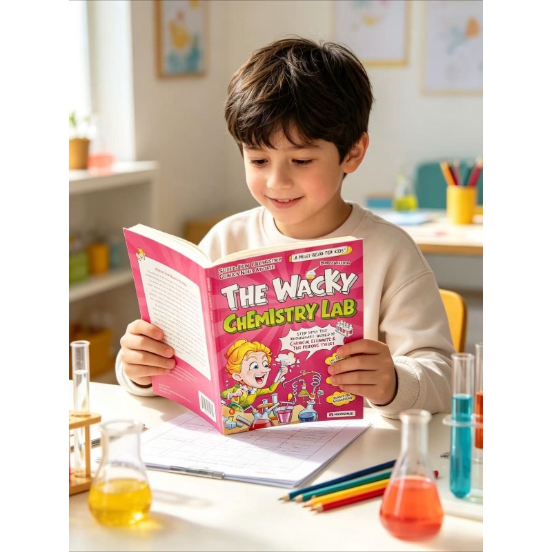 Desk Setup Kids - Le Laboratoire de Chimie Farfelue :