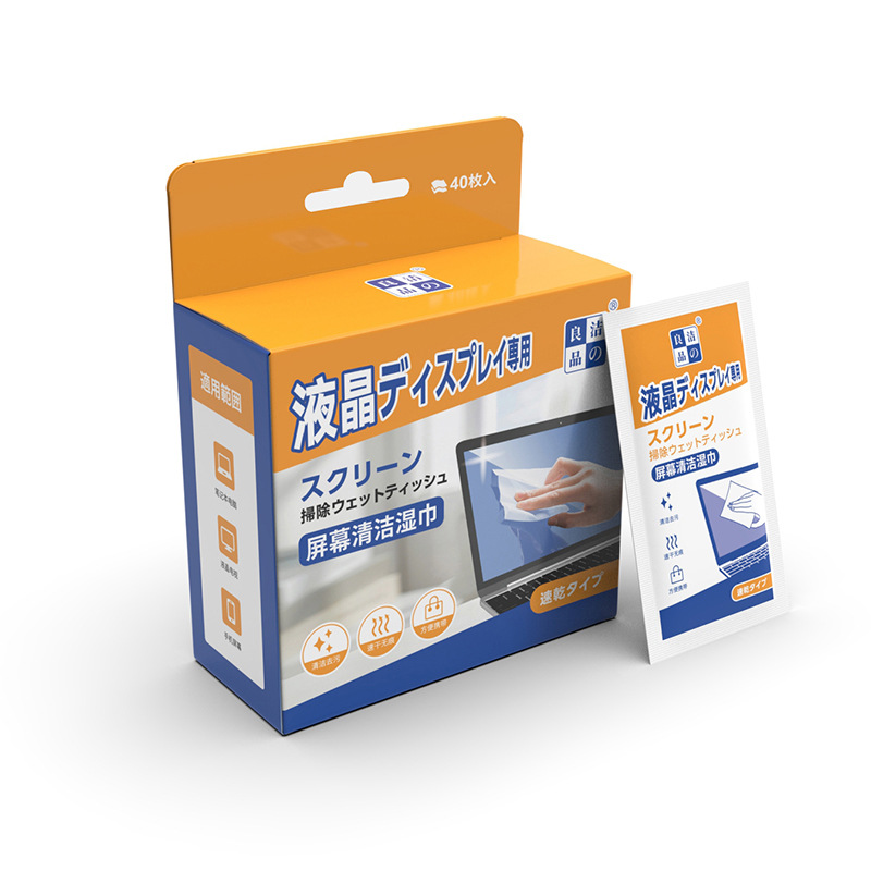 Monitor Cleaning Kit - Lingettes nettoyantes pour écran sans alcool,
