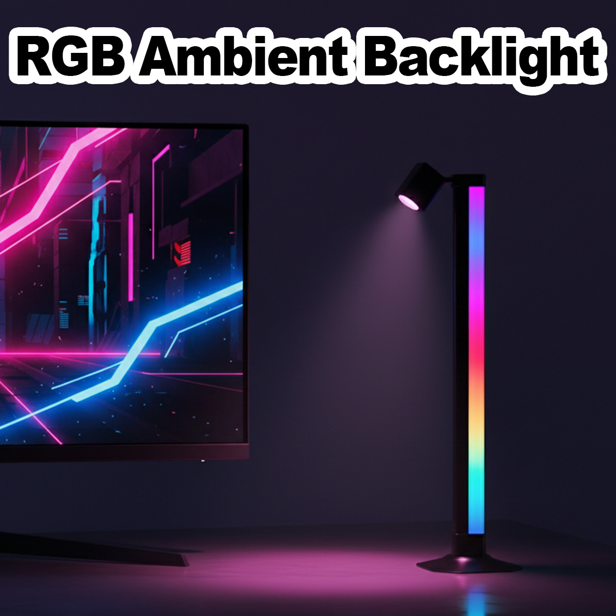 Desk Setup Rgb - Barre lumineuse intelligente LED RGB, synchronisation