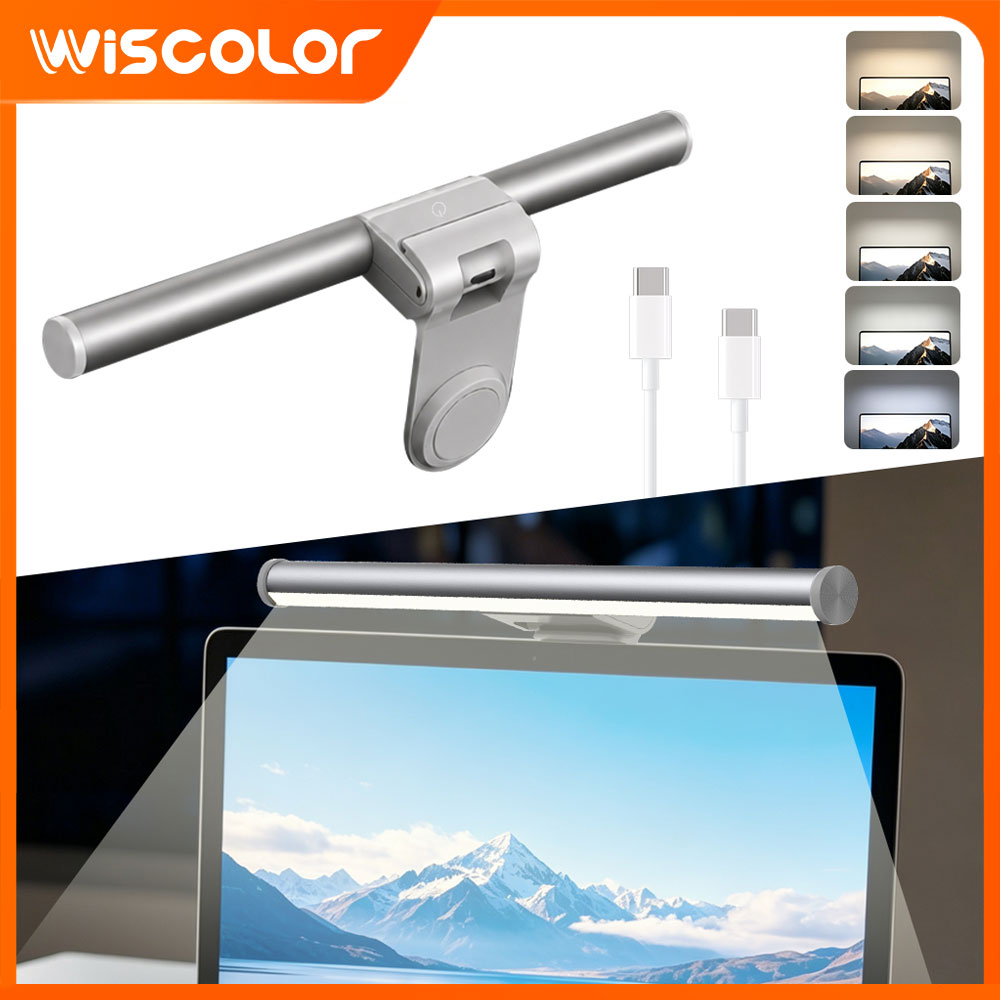 Desk Setup Office - Barre lumineuse LED RGBIC pour moniteur,