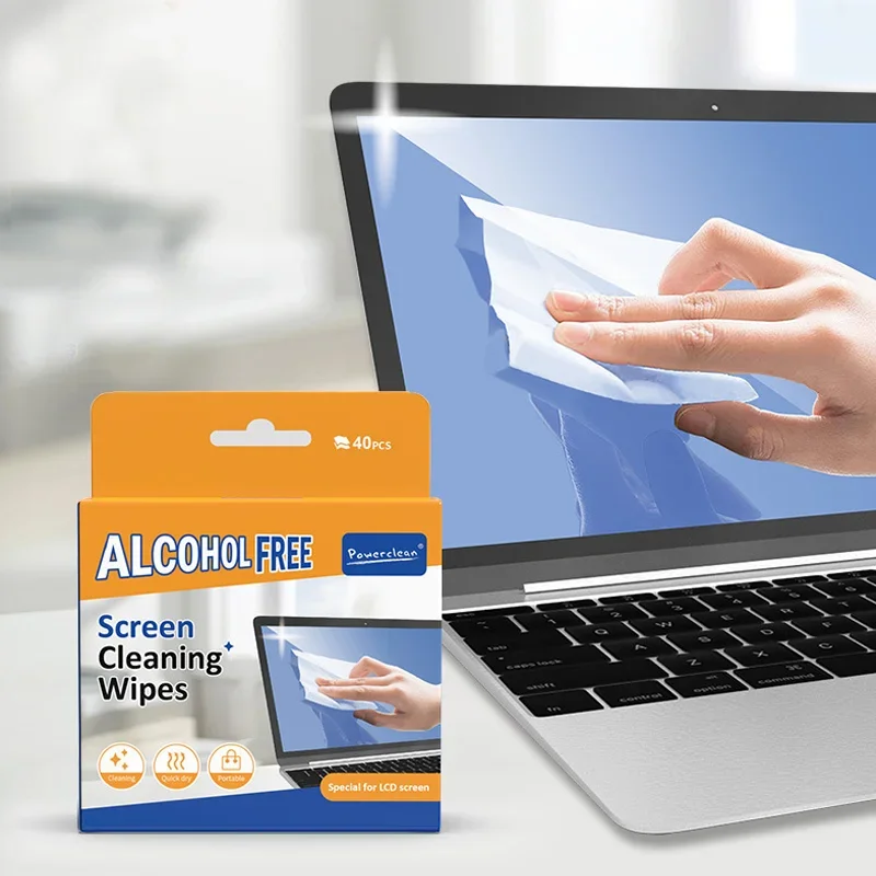 Monitor Cleaning Kit - Lot de 40 lingettes nettoyantes pour