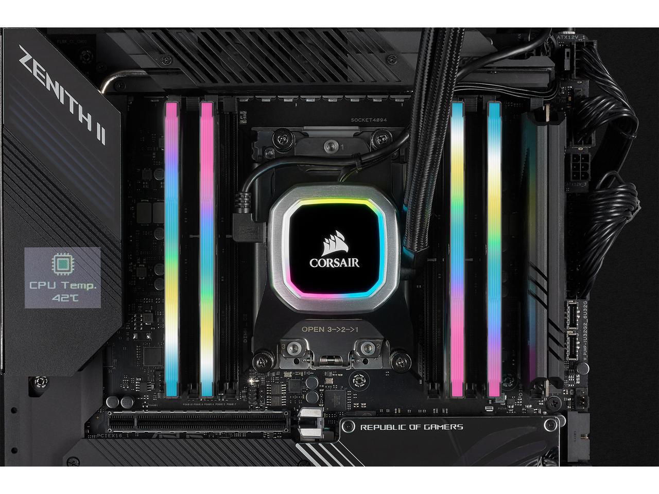CORSAIR Vengeance RGB Pro SL 1 - Corsair Ram Vengeance 16Gb avis et prix