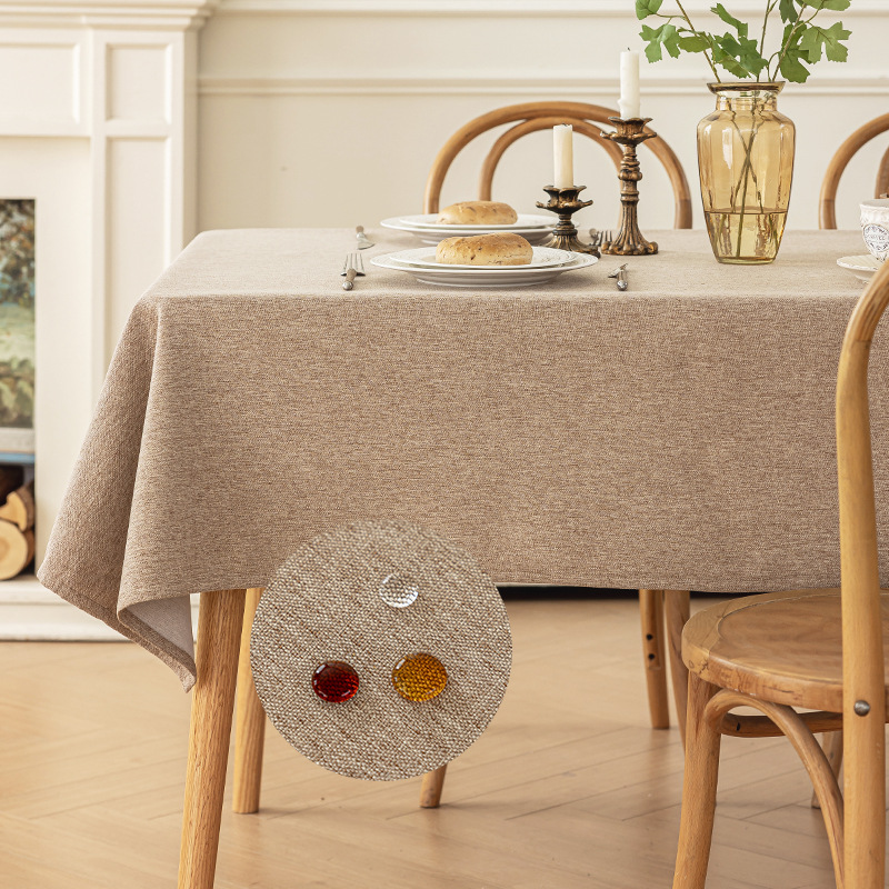 Nappe en coton et lin à trois  - Desk Setup Wallpaper avis et prix