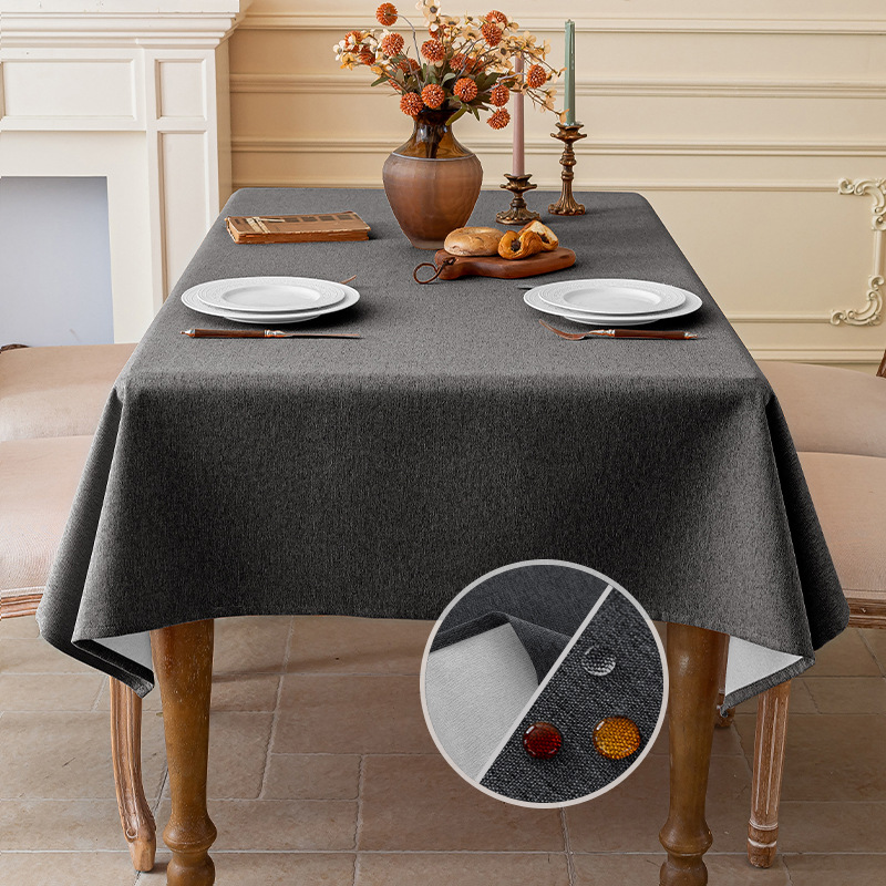 Nappe en coton et lin à trois  - Desk Setup Wallpaper avis et prix