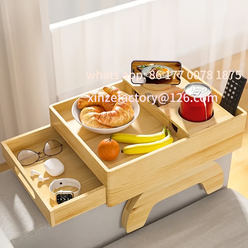 Porte-gobelet et plateau d'acc - Drawer Organizer Bamboo avis et prix
