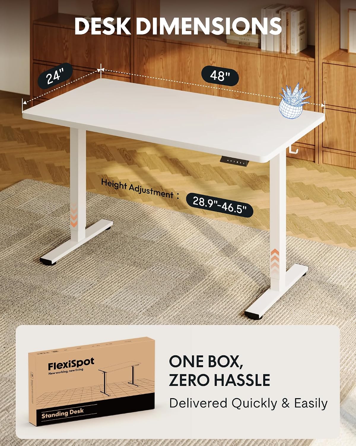FLEXISPOT EN1 Bureau debout mo - Desk Setup Dual Monitor avis et prix