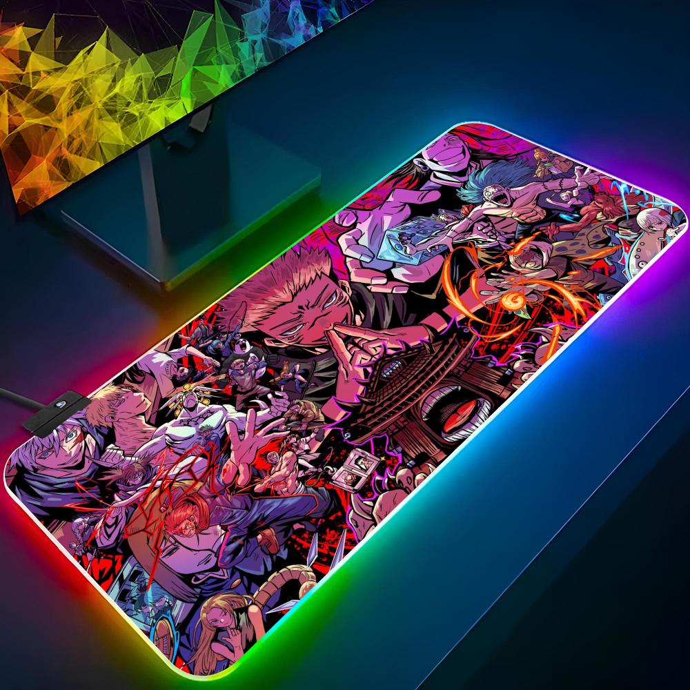 Tapis de souris Anime J-jujuts - Desk Setup Rgb avis et prix