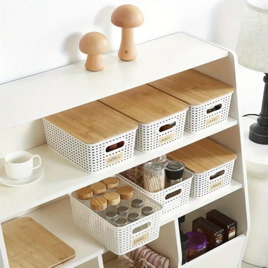 Lot de 6 bacs de rangement emp - Drawer Organizer Bamboo avis et prix