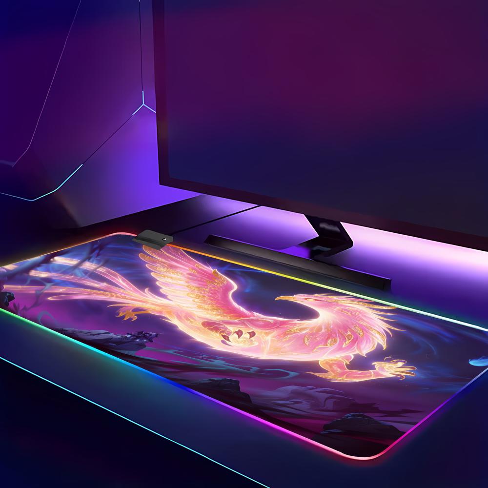 Tapis de souris LED RGB Blue D - Desk Setup Rgb avis et prix