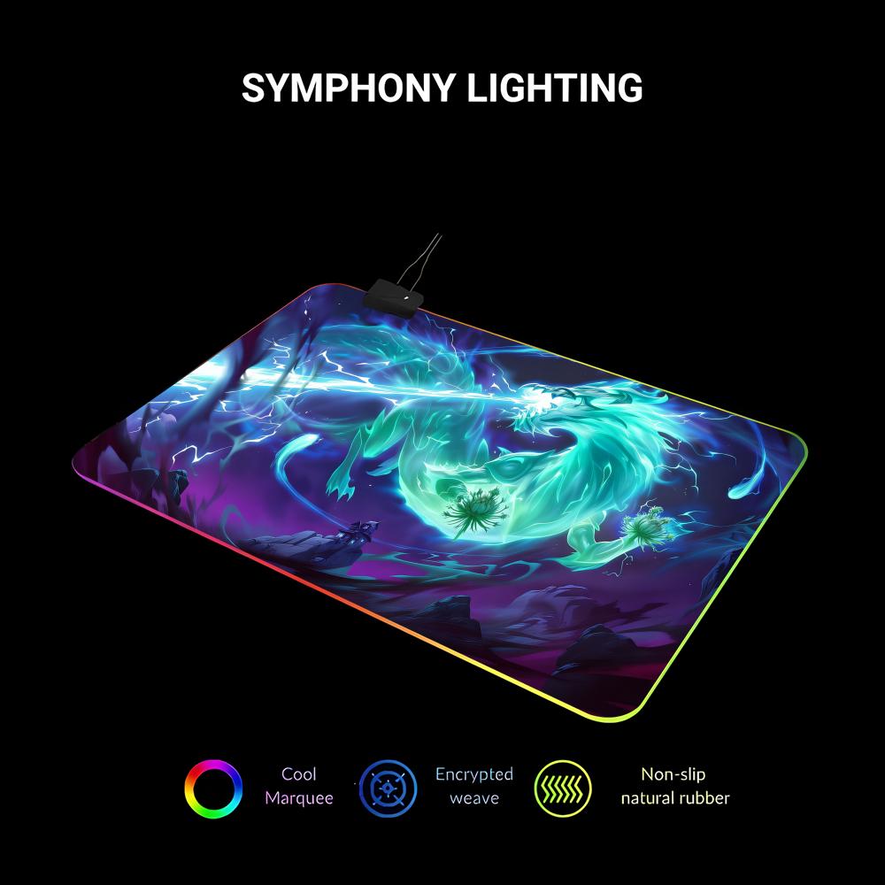Tapis de souris LED RGB Blue D - Desk Setup Rgb avis et prix