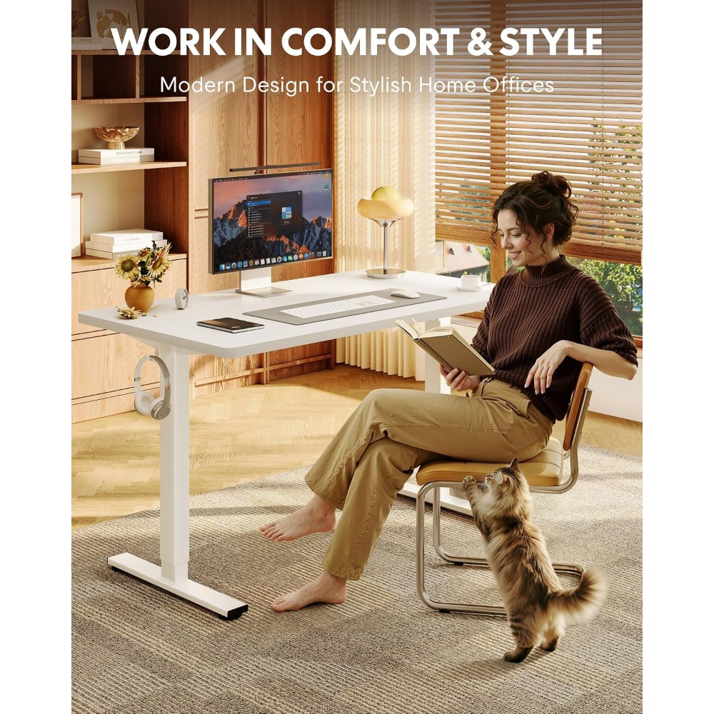 FLEXISPOT EN1 Bureau debout mo - Desk Setup Dual Monitor avis et prix