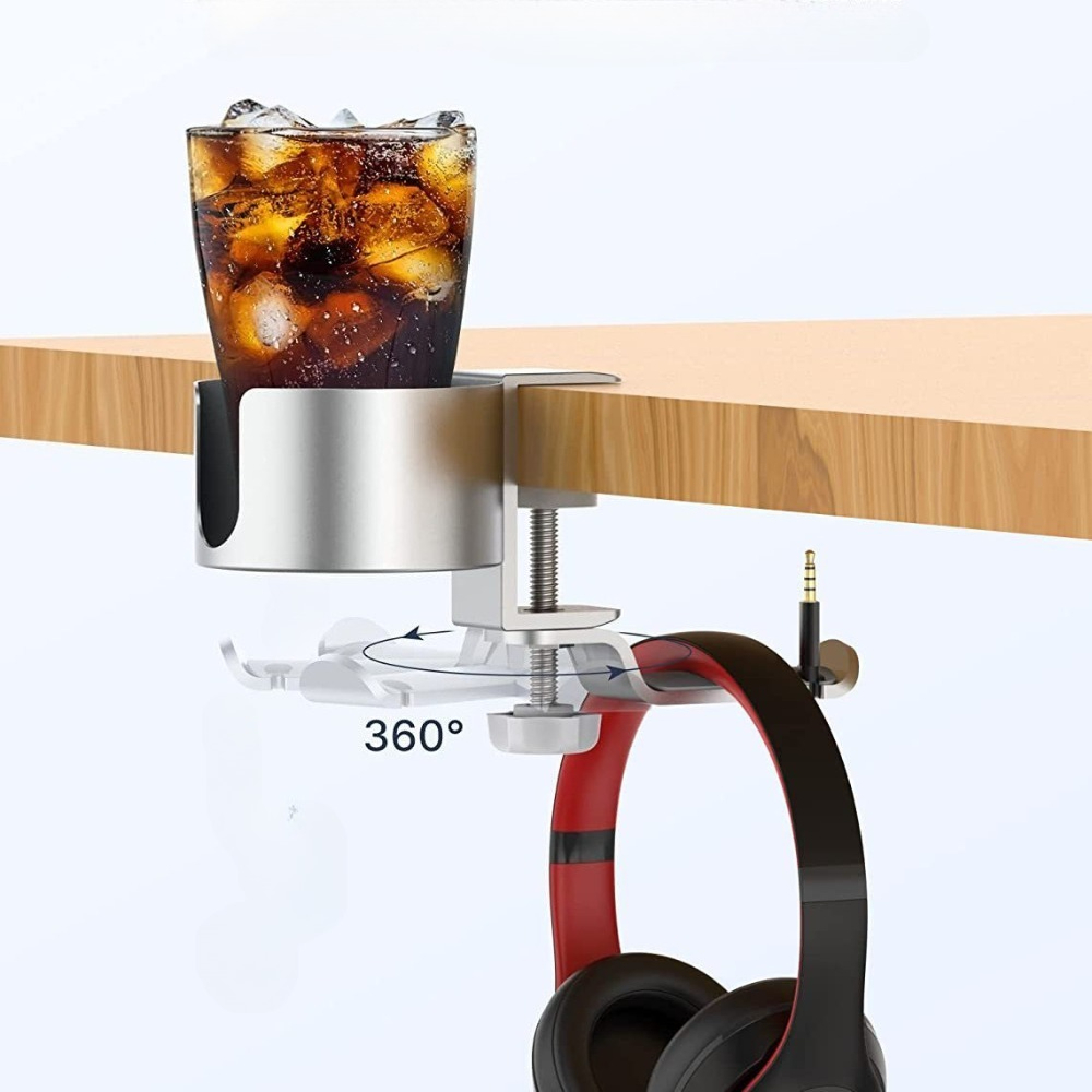 Support de tasse rotatif de qu - Desk Setup Office avis et prix