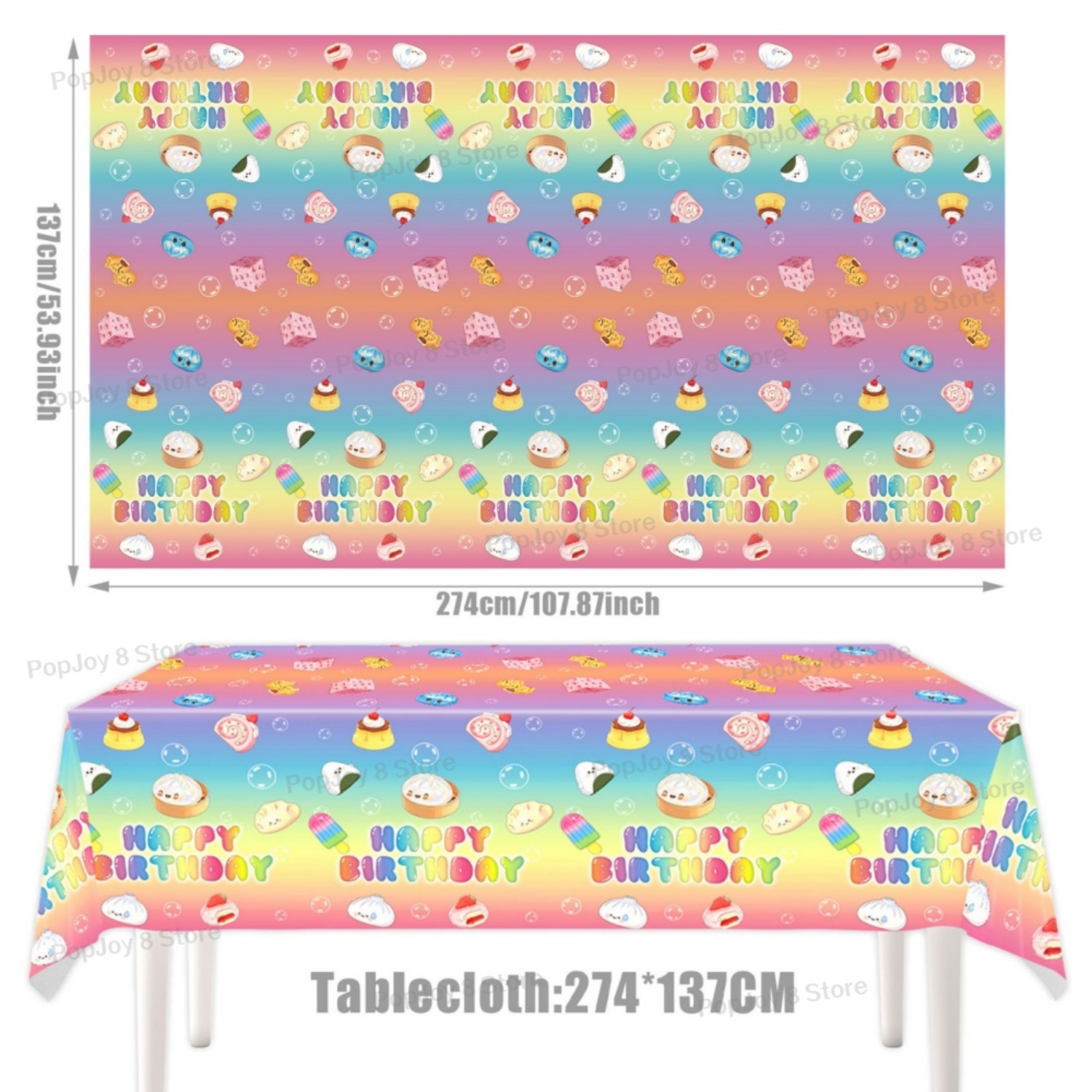 Nappe jetable souple 137x274cm - Desk Setup Wallpaper avis et prix