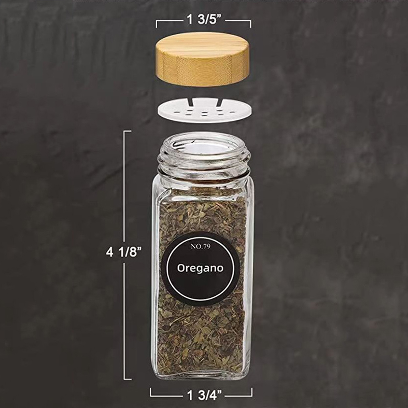 Pots à épices en verre avec co - Drawer Organizer Bamboo avis et prix