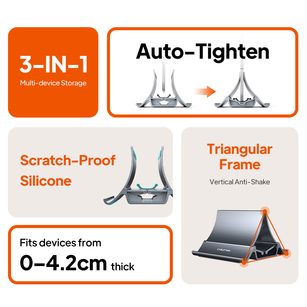 Support vertical pour ordinate - Vertical Laptop Stand avis et prix