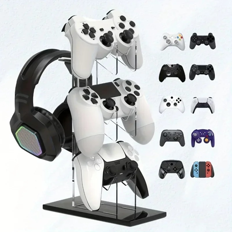 Support de manette 3 niveaux,  - Desk Setup Headphone Stand avis et prix