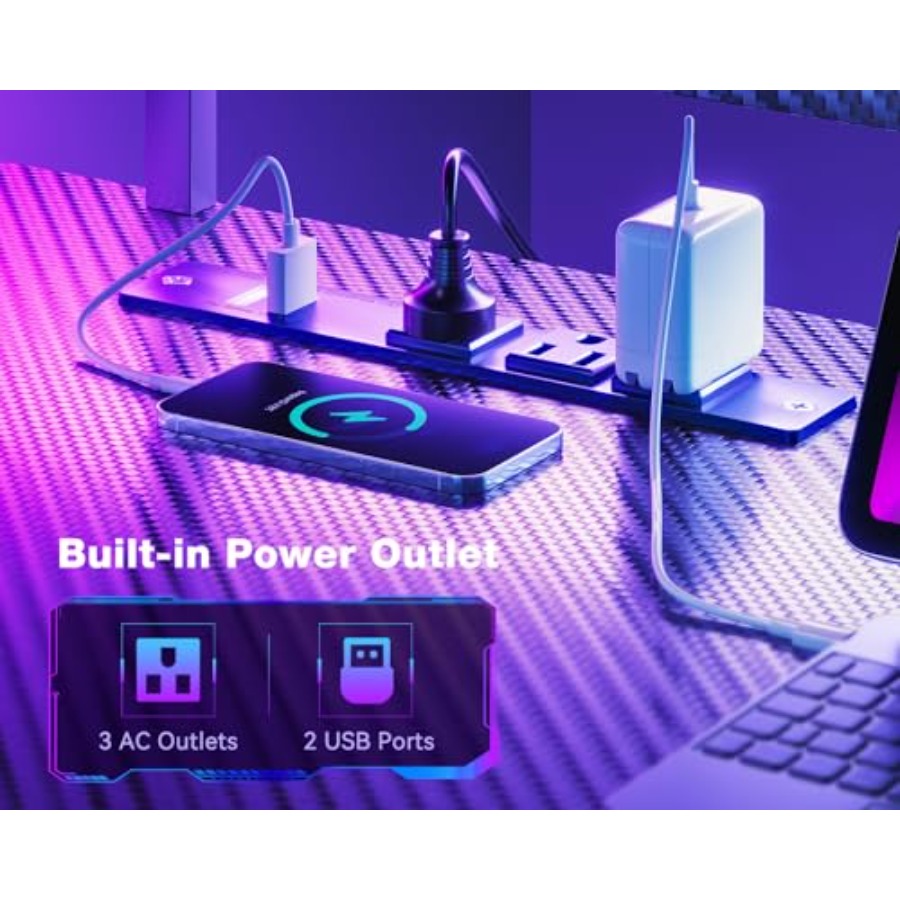 66 Grand bureau de jeu en form - Desk Setup Office avis et prix