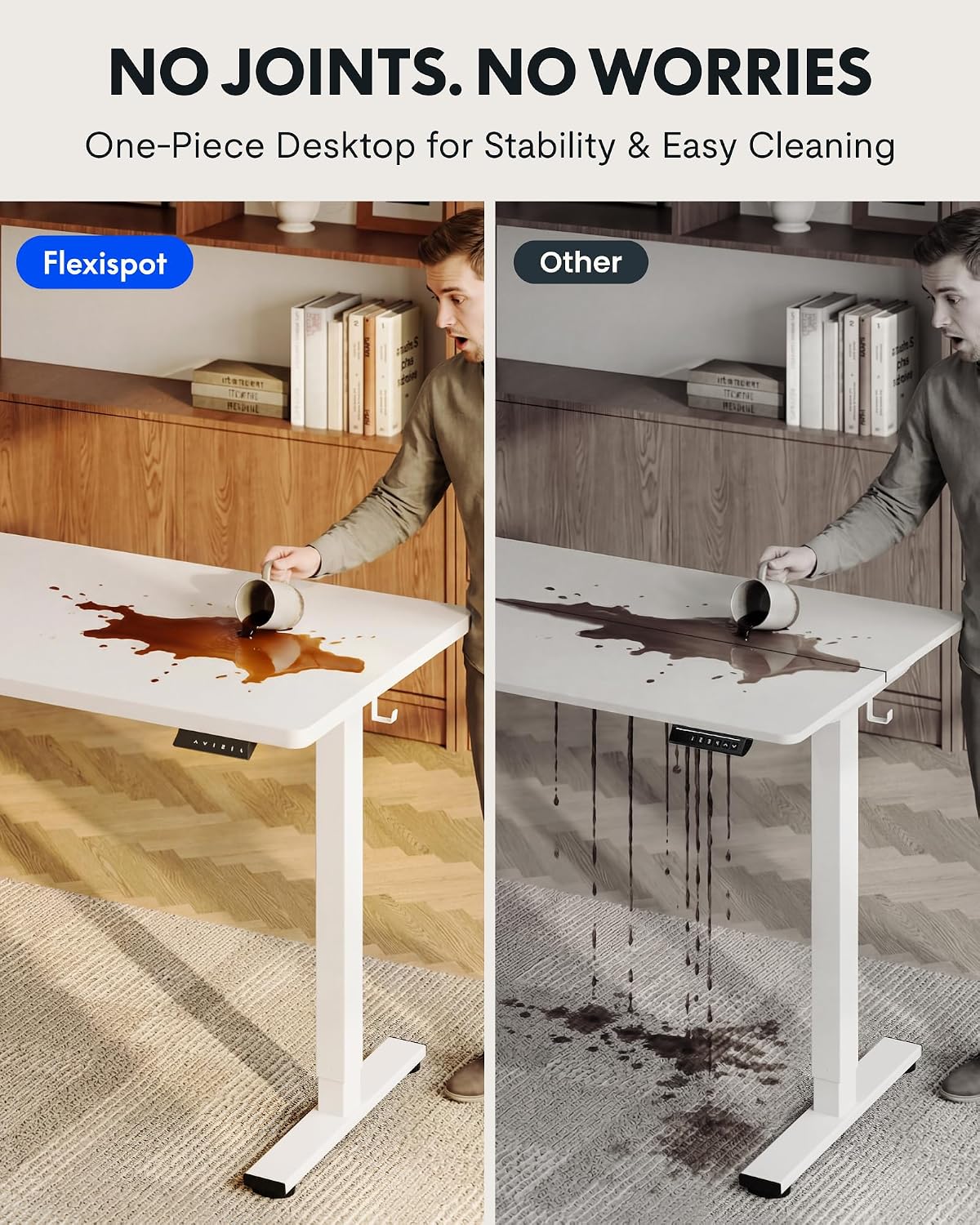 Bureau debout 48 pouces 24 pou - Desk Setup Dual Monitor avis et prix