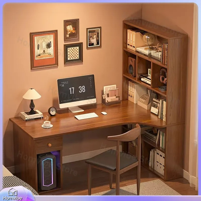Bureau d'ordinateur en forme d - Desk Setup Dual Monitor avis et prix