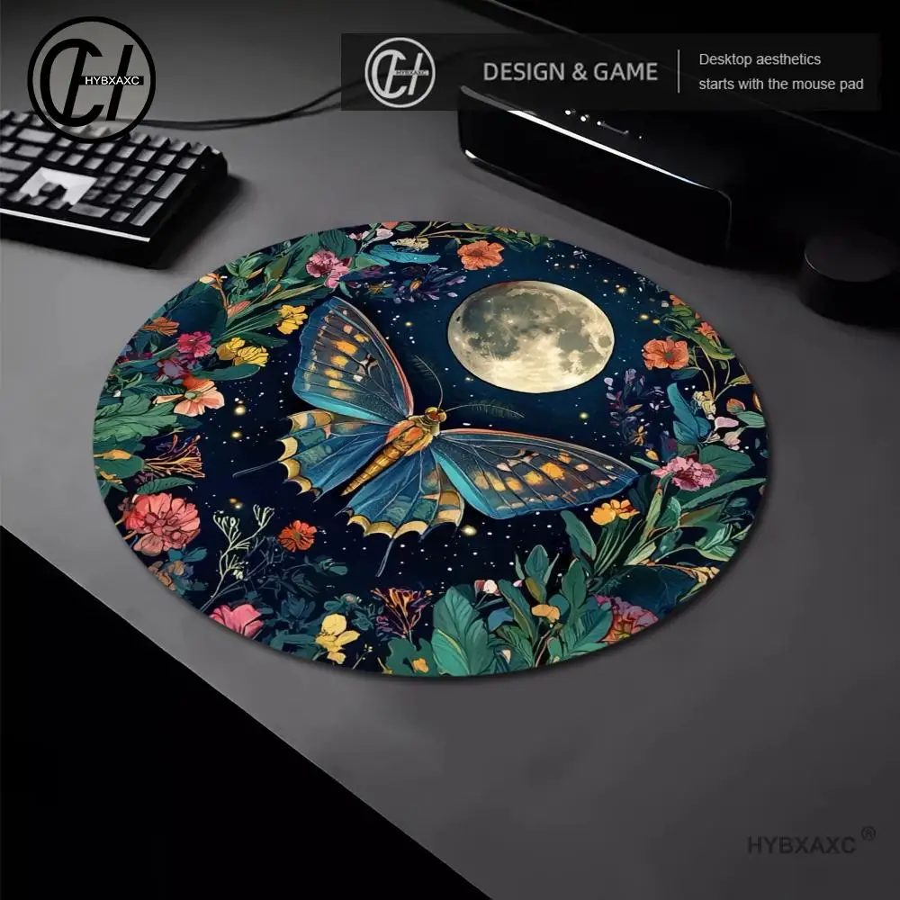 Tapis de souris rond à motif d - Desk Setup With Plants avis et prix