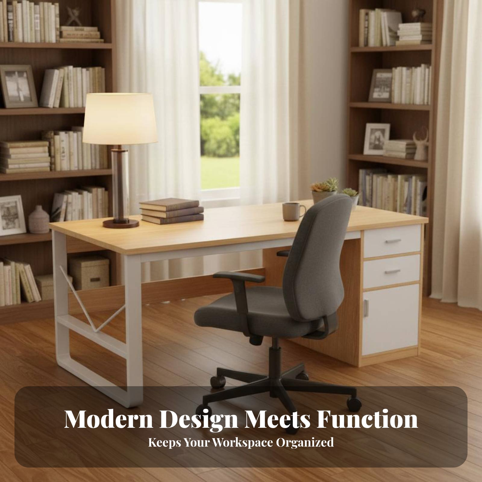 Bureau d'écriture avec armoire - Desk Setup Designer avis et prix